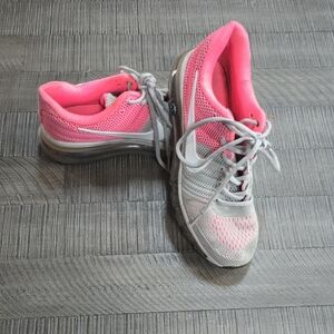 Women's Pink and Gray Athletic Shoes